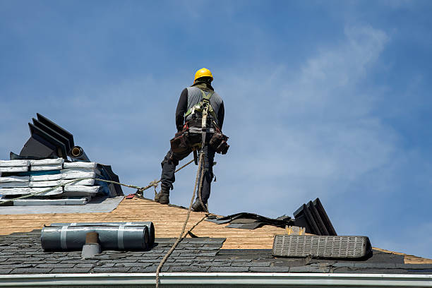 Professional Storm Damage Roof Repair technician working in Arcadia, IN